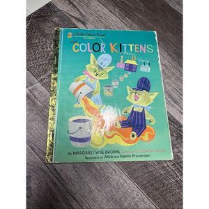 Little Golden Book The Color Kittens Margaret Wise Brown 2003 Classic Children B